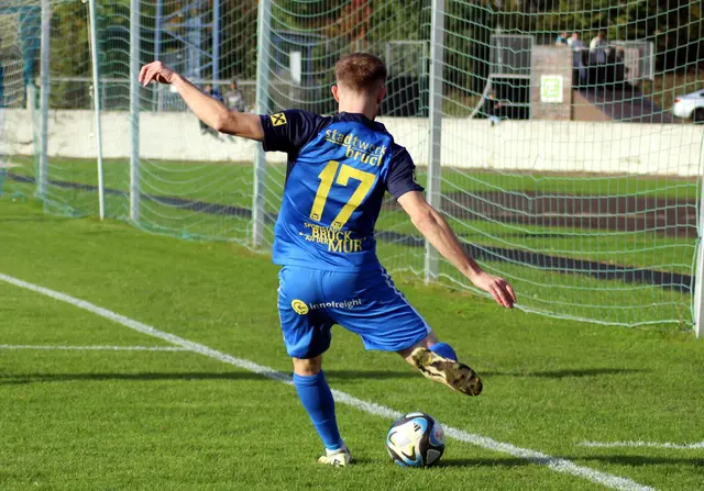 Die Brucker rund um Lorenz Reisinger und Co. konnten ihren neunten Punkt in dieser Saison einfahren. | Foto: Tom Dormann