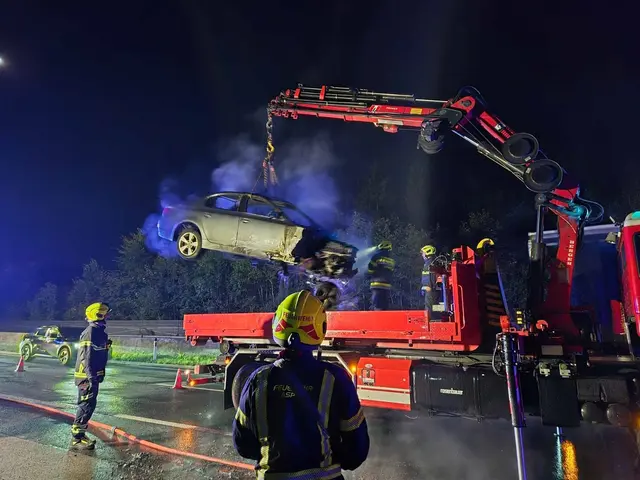 Ein Brand beschäftigte die Feuerwehr auf der A2. | Foto: www.einsatzdoku.at