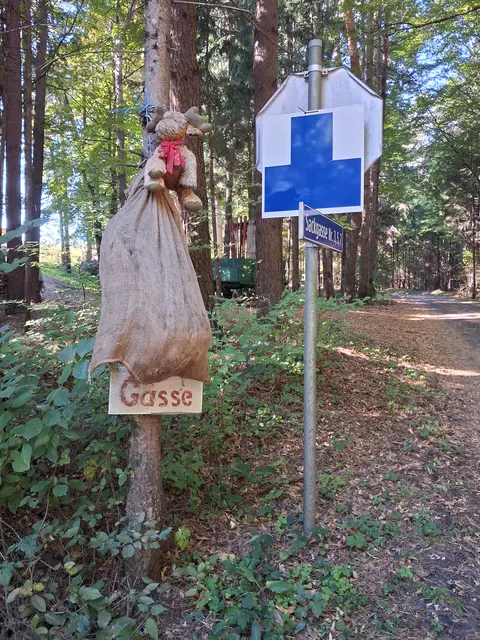 Das ist mein Hihghlight der Wanderung. Die Idee und Umsetzung der Sackgasse taugt ma voll | Foto: Gold Michaela