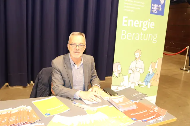  Norbert Moschen war als Vertreter der Energie Agentur Tirol bei den Arlberger Energietagen. | Foto: Elisabeth Zangerl