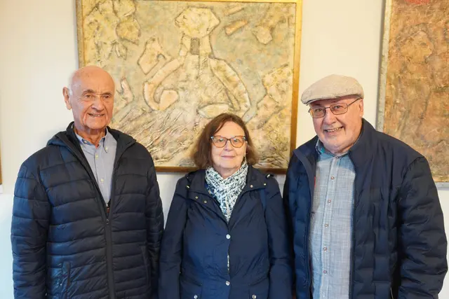 Anton Maier, Gerlinde Hoberg und Manfred Gaderer.