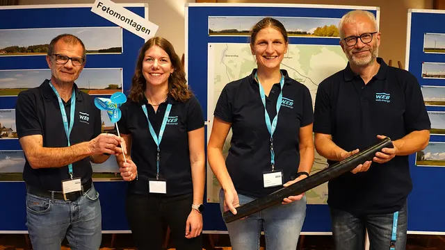 Das Team der W.E.B. bei der Infoveranstaltung in Rieggers. | Foto: Franz Fichtinger