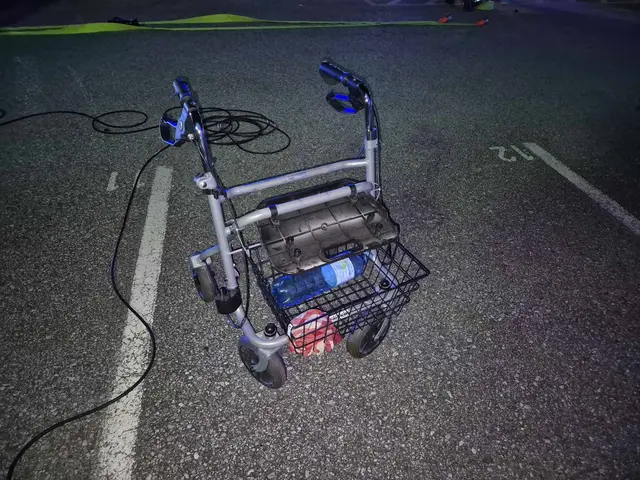 Eine Dame mit Rollator flüchtete auf die Terrasse. | Foto: www.einsatzdoku.at