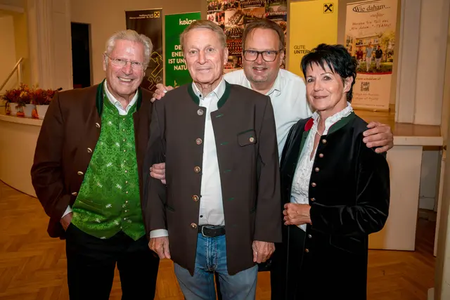 Auch Hubert Urach, Kopf des bekannten Volksmusikensembles "Die originalen fidelen Lavanttaler", war von den Darbietungen begeistert.