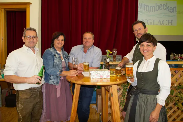 Bgm. Grubmair, Ortsbäuerin Marianne Greinöcker, Hubert Greinöcker, Ortsbauernobmann Karl Eisenhuber sowie Natalie Eisenhuber