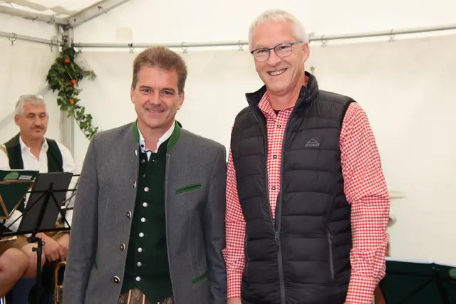 Bürgermeister: Matthias Herbst mit Frank Gleim aus Gemünden (Wohra).