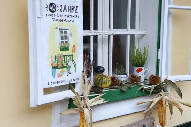 Geschmackvoll gestaltete Ankündigungsplakat | Foto: Gerhard Langmann