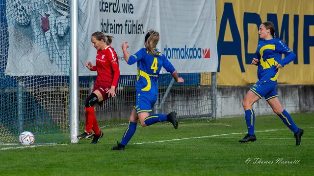 Gertrud Sensoy drückt den Ball zum 4:2 über die Linie | Foto: Thomas Navratil
