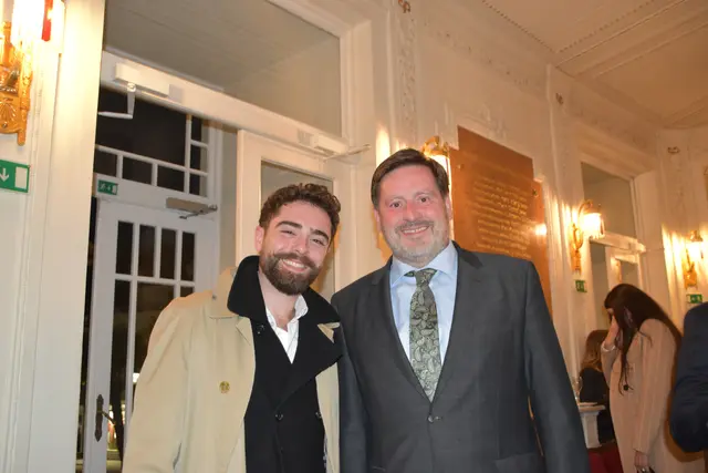 Victor Petrov, Altbürgermeister Stefan Szirucsek. | Foto: Preineder