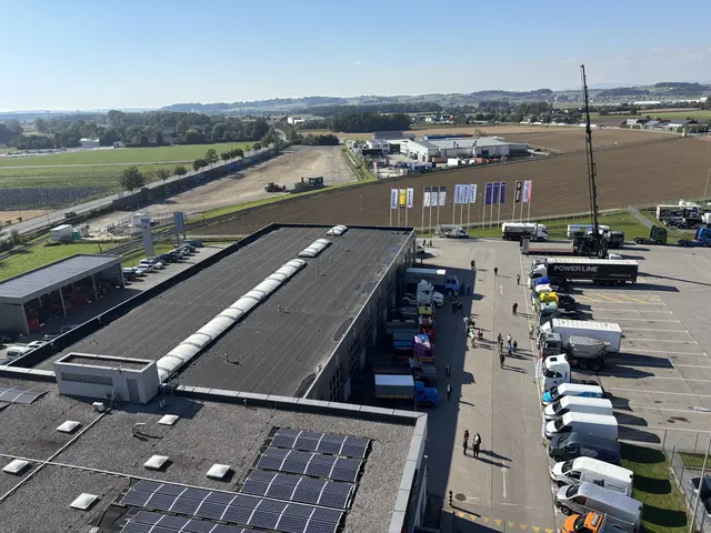 Blick auf Firmengelände von oben | Foto: MeinBezirk Perg/Köck