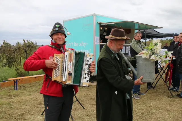 Sperrmüllfranz und Paul.  v. r. Franz Glößl und Paul Krenn