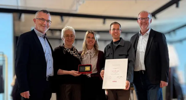 Von links: Thomas Denk, Elfriede Kolm, Silvia Kolm, Gernot Kolm und Christian Naderer. | Foto: Kolm