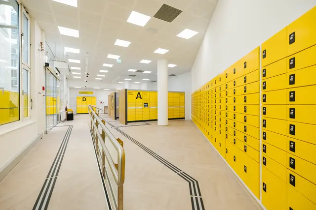 540 Abholfächer für Pakete sowie 330 klassische Postfächer gibt's ab sofort in der City. | Foto: Österreichische Post AG