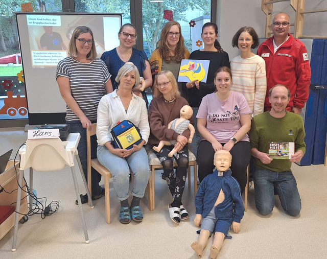 Beim Erste Hilfe Säuglings- und Kindernotfallkurs | Foto: Rotes Kreuz Waidhofen/Thaya
