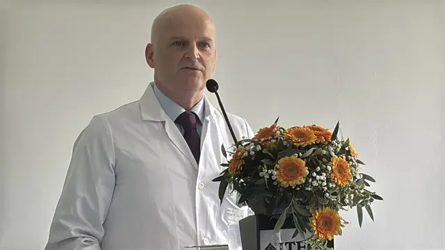 Primar Robert Hoyer übernahm am 1. Juni die Leitung der Abteilung für Anästhesiologie und Intensivmedizin an den Standorten Wagna und Bad Radkersburg des LKH Südwesststeiermark. | Foto: MeinBezirk/W. Fischer