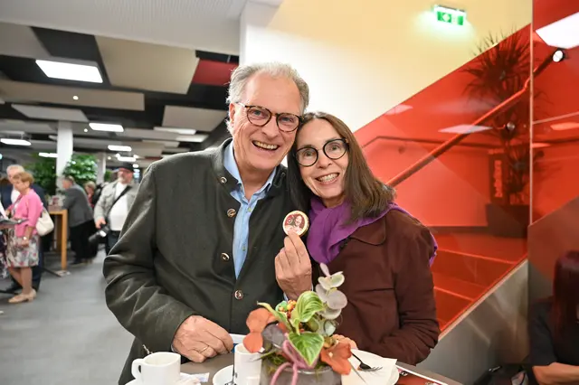 Dr. Alexander Krasser mit Isabelle Löwenthal aus Wien | Foto: Gerlinde Siebenhandl