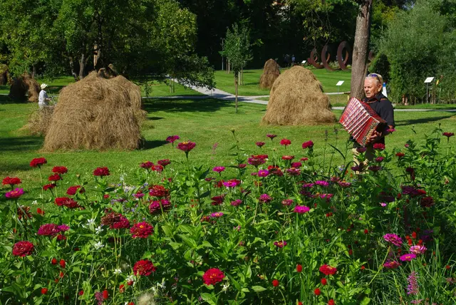 „Der Summa ist umma“ - Die Herbstblumen blühen, die letzte Heumahd wurde eingebracht und Volksmusikant Franz Ruhmannseder spielt auf seiner Steierischen Ziehharmonika von den „Herbstzeitlosen“. | Foto: F. Gruber