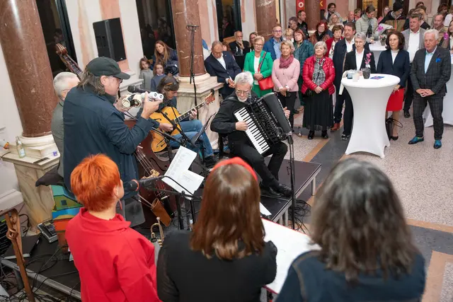 Eröffnung "Lange Nacht der Museen" mit "The Talltones" | Foto: LPD Kärnten/Gleiss