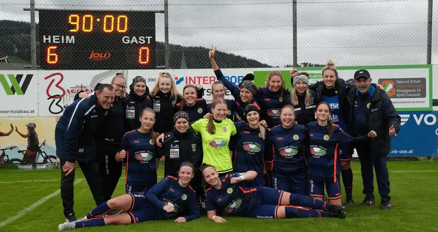 Jubel bei den St. Oswalder Kickerinnen | Foto: USV St. Oswald