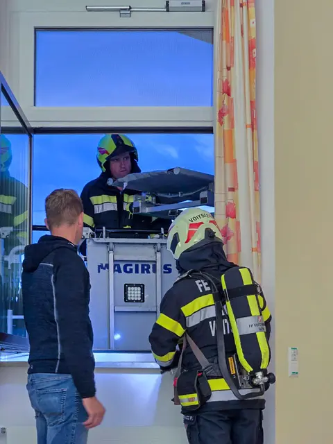 Die Abarbeitung der Übung funktionierte reibungslos. | Foto: LKH Graz II