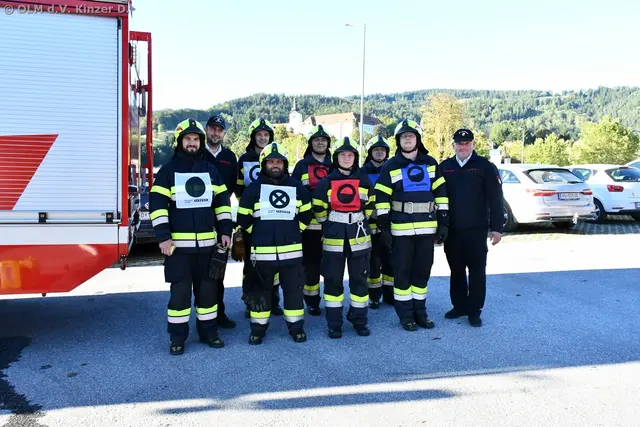 Zahlreiche Gruppen von vier Feuerwehren machten bei der Bereichsleistungsprüfung mit. | Foto: OLM d.V. Dominik Kinzer