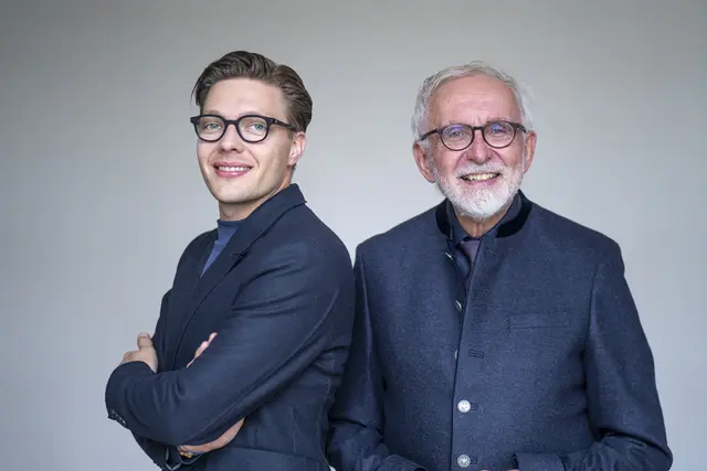 Alois Mühlberger und Franz Farnberger. | Foto: Alexander Eder