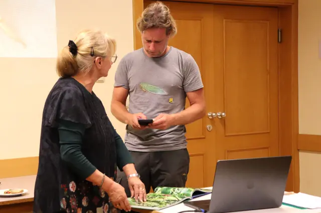 Renate Jäger war zu Gast beim Vortrag | Foto: Gerhard Langmann