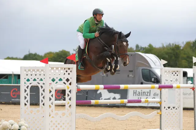 Christoph Obernauer mit Colette. | Foto: Horsepic.at by Brunnmayr
