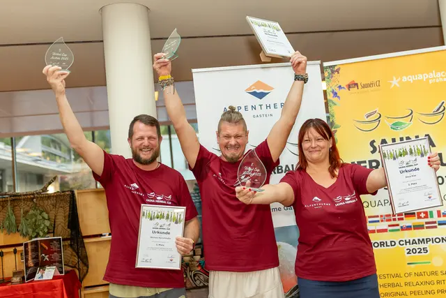 Die drei Besten beim Herbal Cup. Von links: Michael Kerschhofer, Lukas Barani und Ditta Kiss | Foto: Ryszard Rak