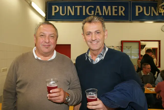 Bürgermeister Helmut Sampt und Manfred Reindl.