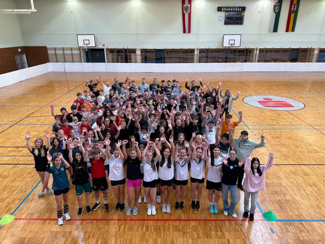 Begeisterund bei den Schülerinnen, Schülern und HSG-Spielern | Foto: Mittelschule Voitsberg
