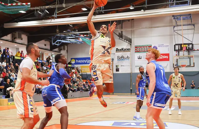 Die Dukes fuhren zu Hause einen souveränen Heimsieg ein. | Foto: Basketball Austria/M. Filippovits