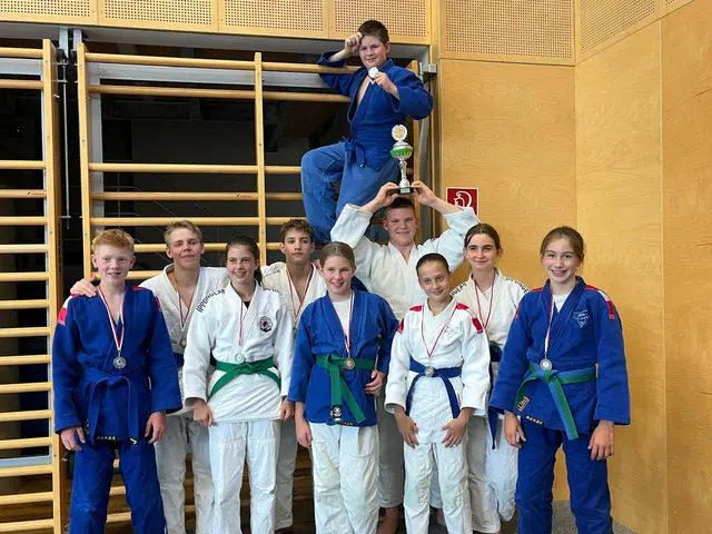 Die Wettkampfgemeinschaft Judounion Hallein-Golling und United Judoka Pinzgau zeigten ihr Können. | Foto: Judounion Hallein