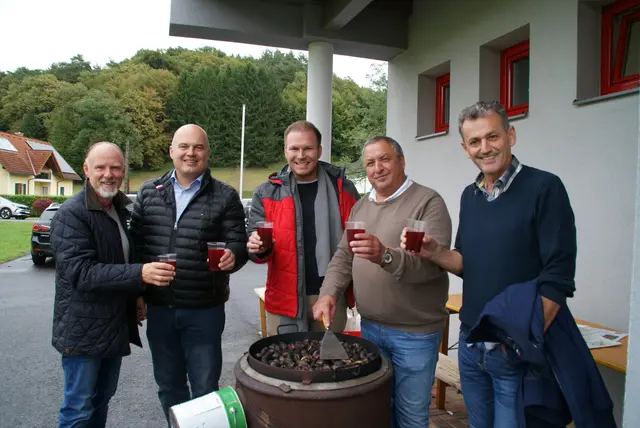 (von links) Rudolf Rogatsch, BR Mario Trinkl, LTA Fabio Halb, BM Hemut Sampt und Manfred Reindl.