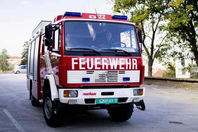 Feuerwehrfahrzeuge aus Tirol sind in Nordmazedonien im Einsatz.  | Foto: Lisa Neuhauser