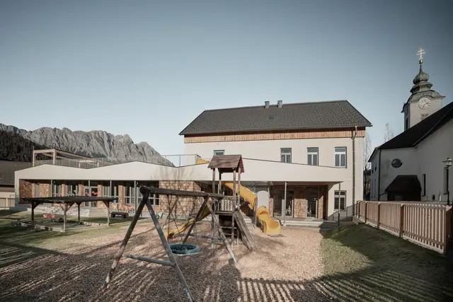 Der Kindergarten im Öblarner Ortszentrum wurde erst im Vorjahr eröffnet. | Foto: Marktgemeinde Öblarn