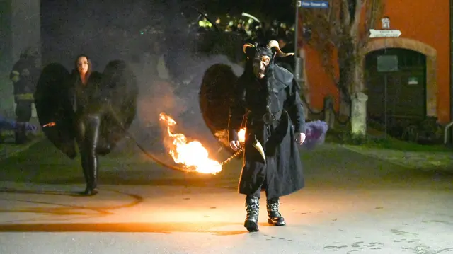 Der Krampuslauf in Vordernberg war schaurig-schön. | Foto: Norbert Ortner