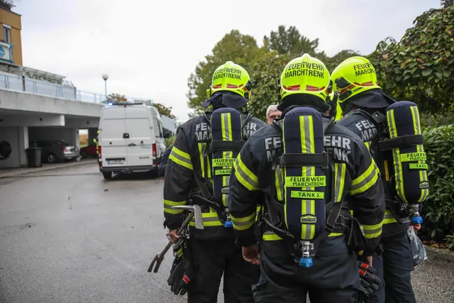 Die Feuerwehr Marchtrenk musste zu einem Wohnhaus ausrücken, in dem ein CO-Warnmelder Alarm geschlagen hatte. | Foto: laumat.at