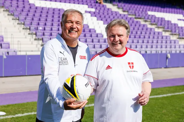 Am kommenden Samstag heißt das Fußball-Duell der Woche Ludwig (r.) gegen Ruck, Politik gegen Wirtschaft. | Foto: Florian Wieser/WKW