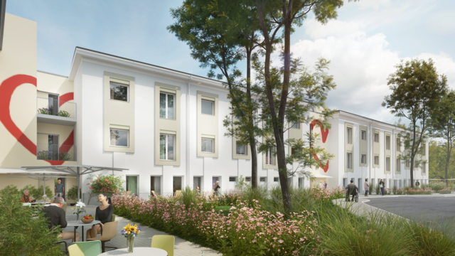 Am Stephansberg in Horn entsteht ein modernes Wohnprojekt für ältere Menschen. | Foto: CEHL ZT GmbH