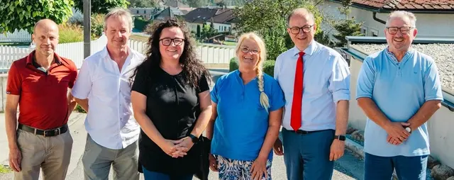 Von links: Anton Puchner, Thomas Hametner, Alice Brandstetter, Hannelore Lamplmair, Martin Winkler und Manfred Lamplmair. | Foto: Klaus Schöngruber