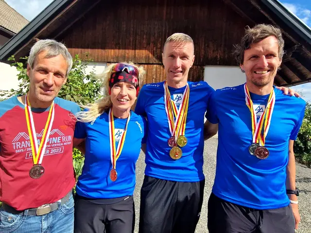 Mario Penaso (von rechts), Harald Oberkofler, Elisabeth Starz und Johann Großhammer zeigten Top Leistungen. | Foto: Privat