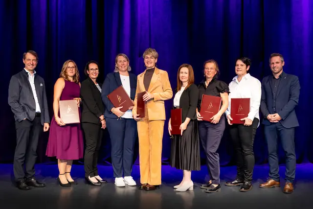Erwin Windischbauer, Silvia Meingaßner, Gerlinde Bermannschlager, Doris Wagner, Ingrid Pichler, Bettina Neumann, Sabine Forthuber-Anglberger, Ursula Klugger-Fischeneder und Maximilian Kraus.