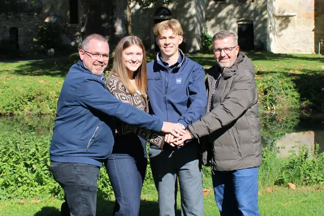 Bgm. Thomas Sabbata-Valteiner, GR Sophie Schmidt, GGR Maximilian Schubert und GR Andreas Fried. | Foto: Marktgemeinde Pottendorf