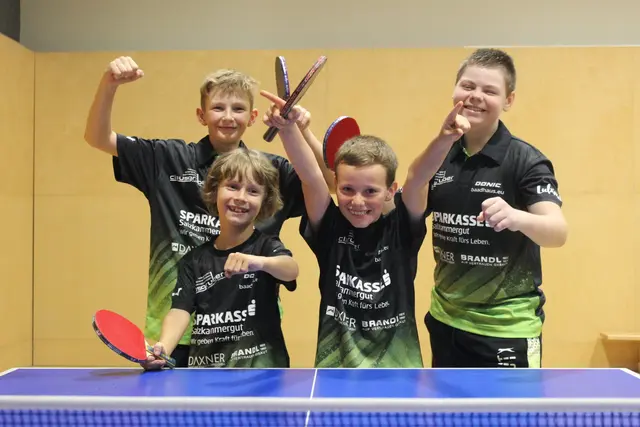 Robin Lindermayr, Julian Mayr, Leo Hofstätter und Alexander Cierny hatten ordentlich Grund zur Freude.
 | Foto: SPG muki Ebensee