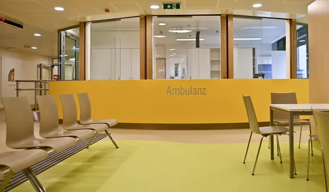 Der Ambulanzbereich in der Kinder- und Jugendpsychiatrie am AKH Wien. (Archiv) | Foto: HERBERT NEUBAUER / APA / picturedesk.com
