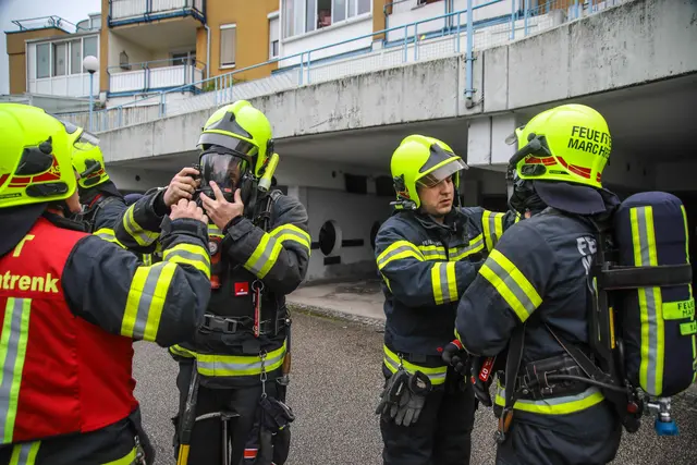 Die Feuerwehr Marchtrenk musste zu einem Wohnhaus ausrücken, in dem ein CO-Warnmelder Alarm geschlagen hatte. | Foto: laumat.at