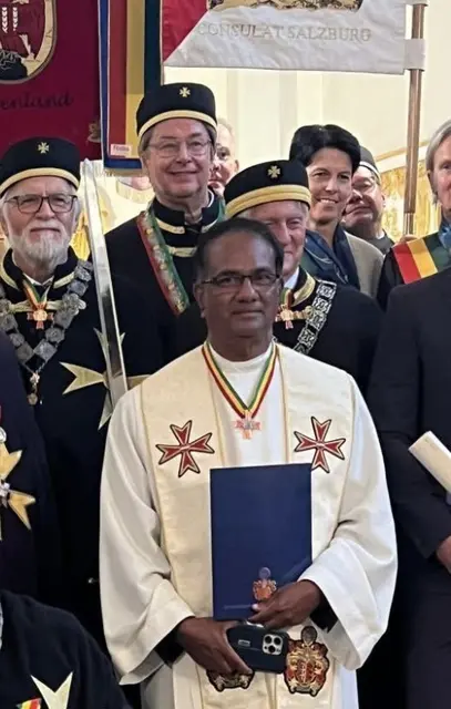 Ritterpriester Aby Puthuamana | Foto: Weinritterorden
