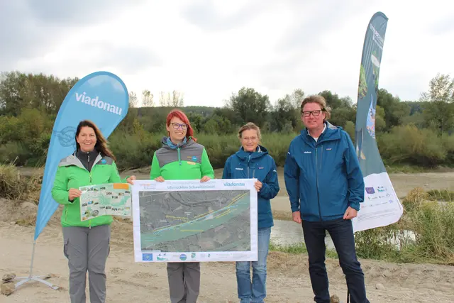 Titelfoto Gänserndorf: Bei Stopfenreuth startet eines der größten Renaturierungsprojekte an der Donau. Die Schwalbeninsel wird ökologisch aufgewertet, Uferverbauungen werden zurückgebaut. | Foto: Sadiki-Peckary