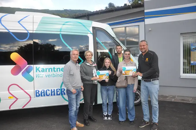 vl: Hermann Florian, Marlene Bacher, Fabienne Genser, Manfred Striedinger, Sabine Sandrisser, Markus Ramsbacher | Foto: Fa. Bacher